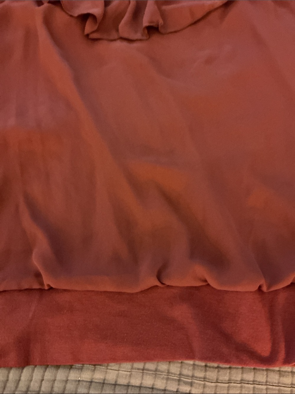 Maurices Ruffle Halter Tank Top - Rust - Picture 2 of 6
